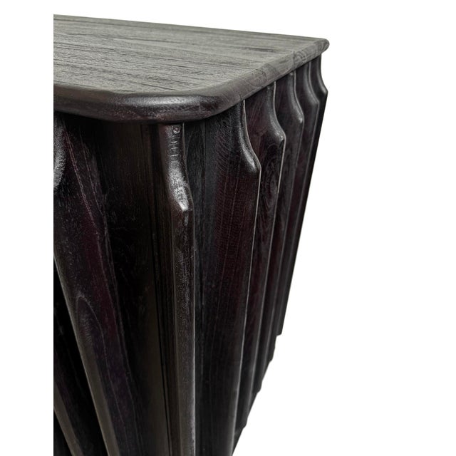 Black Black Boden Slatted Sideboard For Sale - Image 8 of 12