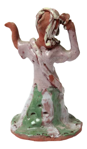 Outsider Art Terracotta "Dancing Woman"