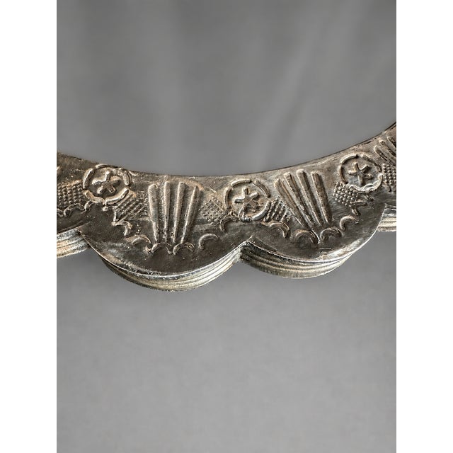 19thC Ottoman .900 Silver Turkish Islamic Wedding Mirror For Sale - Image 16 of 18