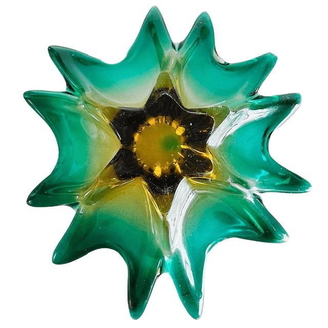 Vintage Czech Glass Bowl by Josef Hospodka, 1950s For Sale - Image 5 of 7