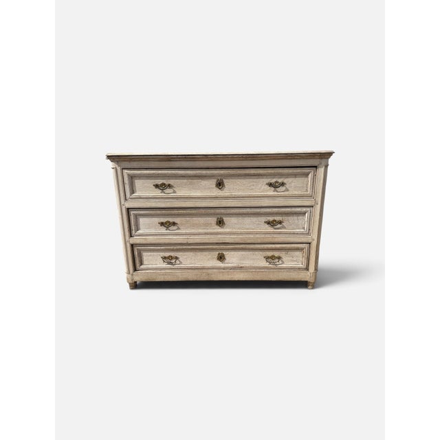 Wood French Commode in Oak, 1760s For Sale - Image 7 of 7