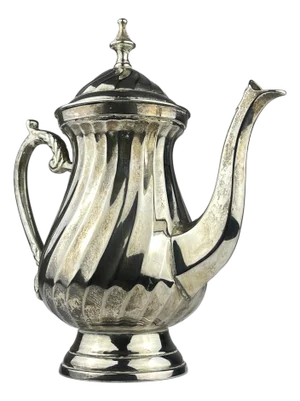 Vintage Silver Plated Coffee Pot by Royal Sheffield, England, 1950s
