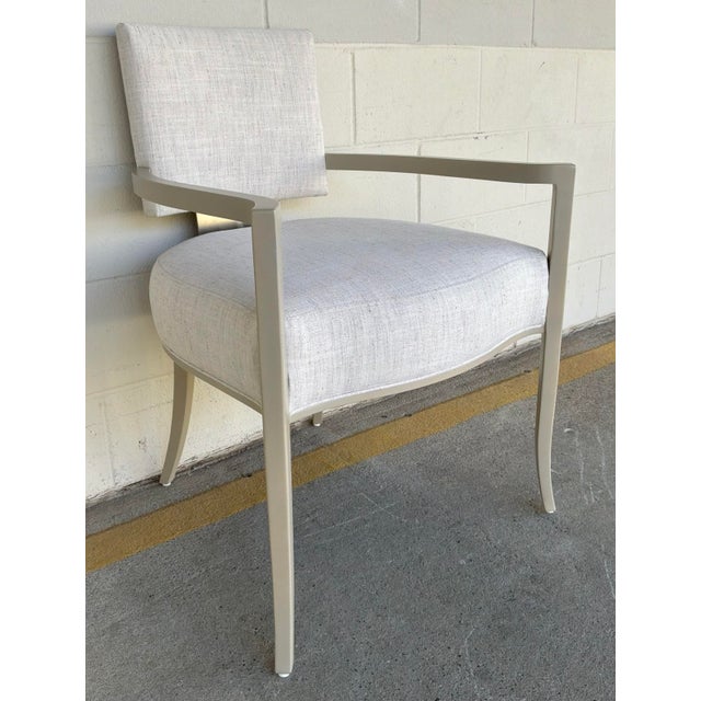 Caracole Caracole Modern White Reserved Seating Dining Chairs Set of 6 For Sale - Image 4 of 13