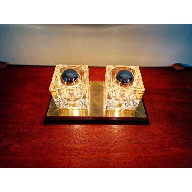 Ice Cube Double Wall Light from Peill & Putzler, 1970 For Sale - Image 16 of 17