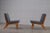 Wood Set of Easy Chairs attributed to Karl-Erik Ekselius, Sweden, 1960s For Sale - Image 7 of 11