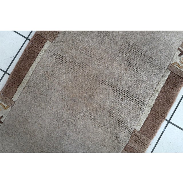 1970s Handmade Vintage Tibetan Khaden Rug 2.4' X 4.5' For Sale In New York - Image 6 of 11