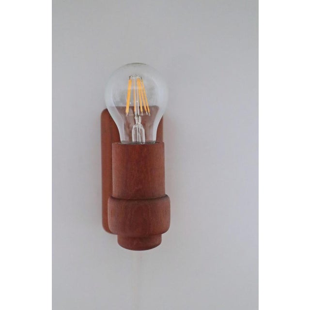 Mid-Century Modern Teak Wall Lamp from Temde Leuchten, 1960s For Sale - Image 9 of 18