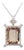 Natural Smoky Topaz Diamond Necklace 20" 14k Gold 38.38 TCW Certified For Sale