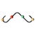 Coat Hanger with Multicolored Wooden Knobs by Roger Feraud for GEO, France, 1950s For Sale - Image 11 of 11