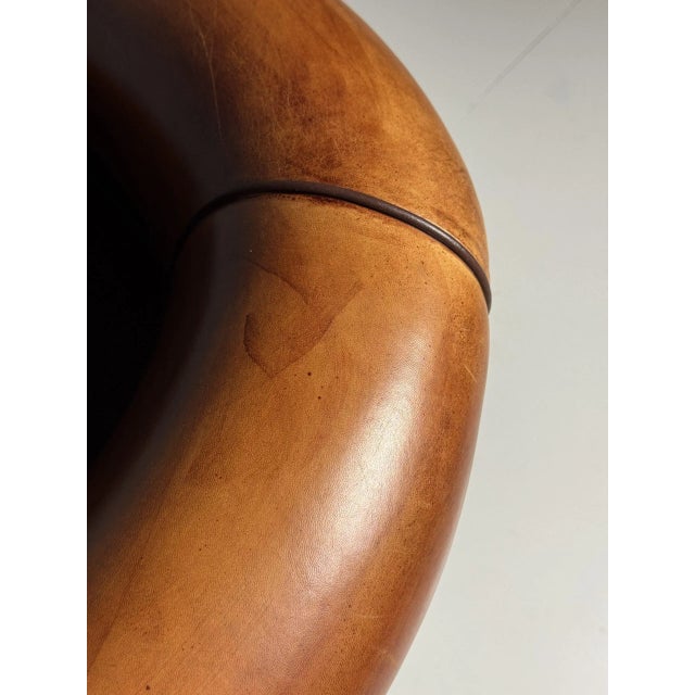 Set of Sheepskin Club Chairs For Sale - Image 11 of 18