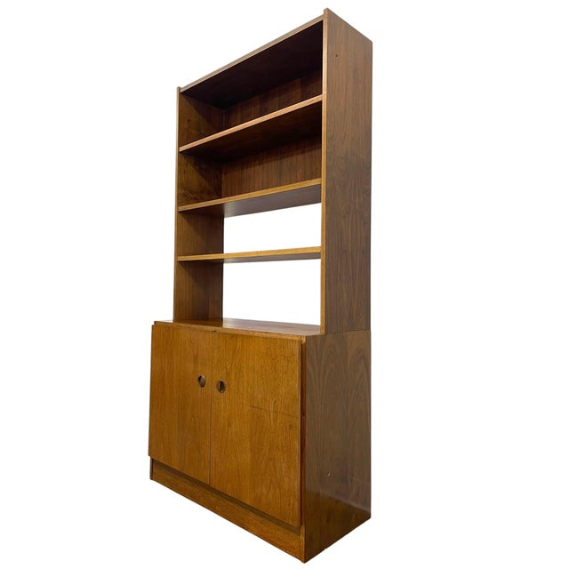 Mid-Century Modern Vintage Mid Century Modern Van Pelt Belgian Cabinet Bookcase Hutch. For Sale - Image 3 of 11
