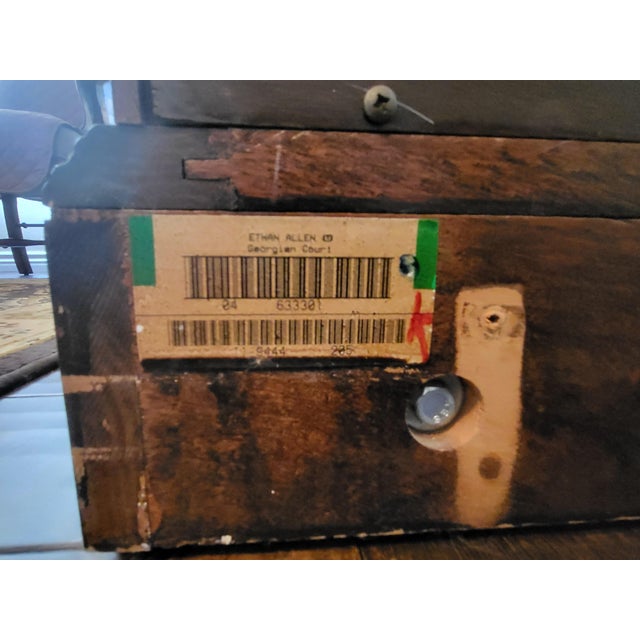 Ethan Allen Two Locking Drawers Lateral File Cabinet Cherry Finish For Sale - Image 15 of 15