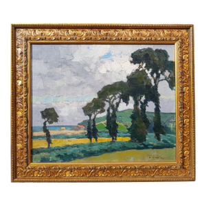Cortès Edouard - Seaside in Brittany - Oil on Canvas - Circa 1930 With Coa, Framed