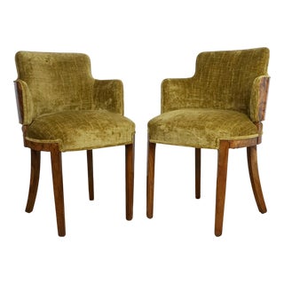 Art Deco Armchairs, 1930s, Set of 2 For Sale