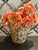 Italian Florentia Handmade Decrative Container With Silk Roses For Sale - Image 10 of 12