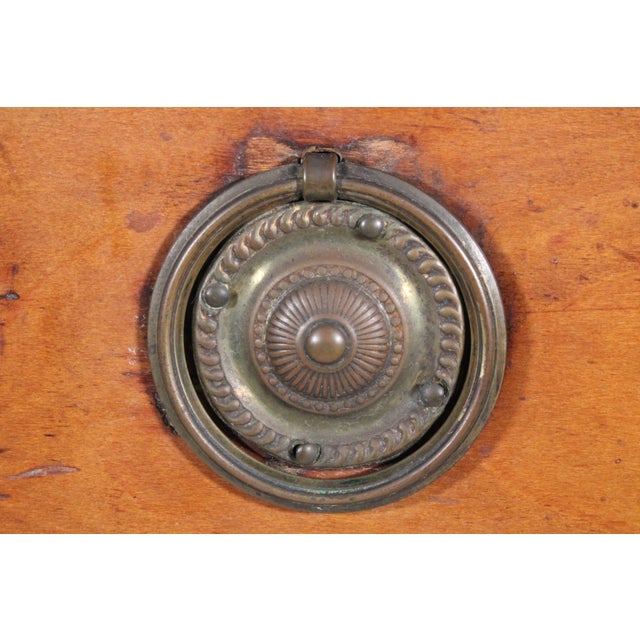 18th Century Continental Fruitwood Chest of Drawers With Marble Top For Sale - Image 9 of 15