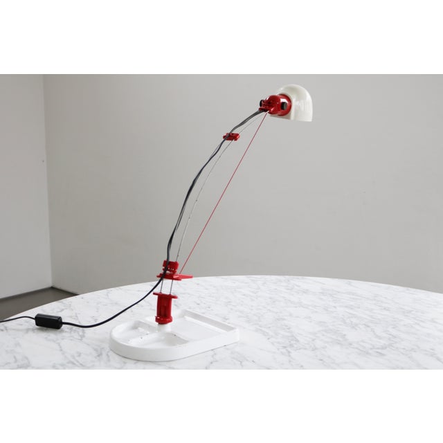 Minimalist Postmodern Table Lamp, 1980s For Sale - Image 9 of 10