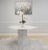 Elevate your living space with the Majesty Collection's pure Italian marble side table. Standing at H29" and measuring...