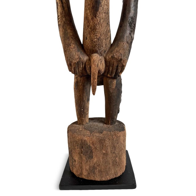 Old Antique Mumuye Nigerian Male Figure Sculpture For Sale In Los Angeles - Image 6 of 16