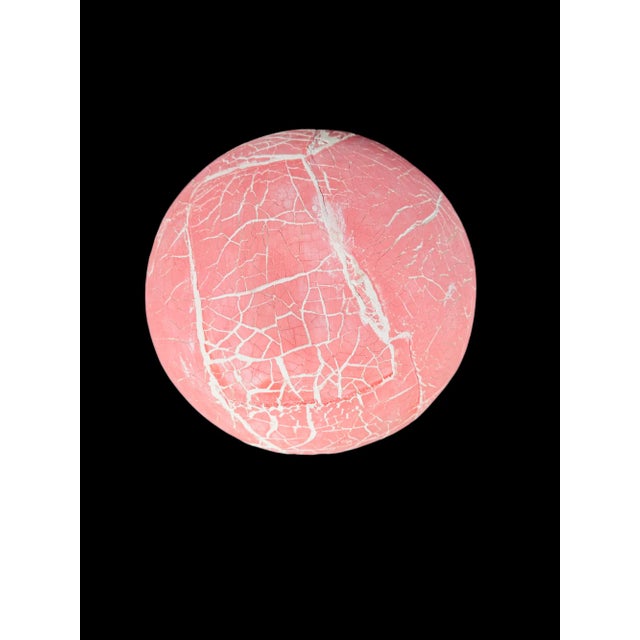 Artist Gary Skelly Pink Ceramic Dinosaur Egg For Sale - Image 11 of 12