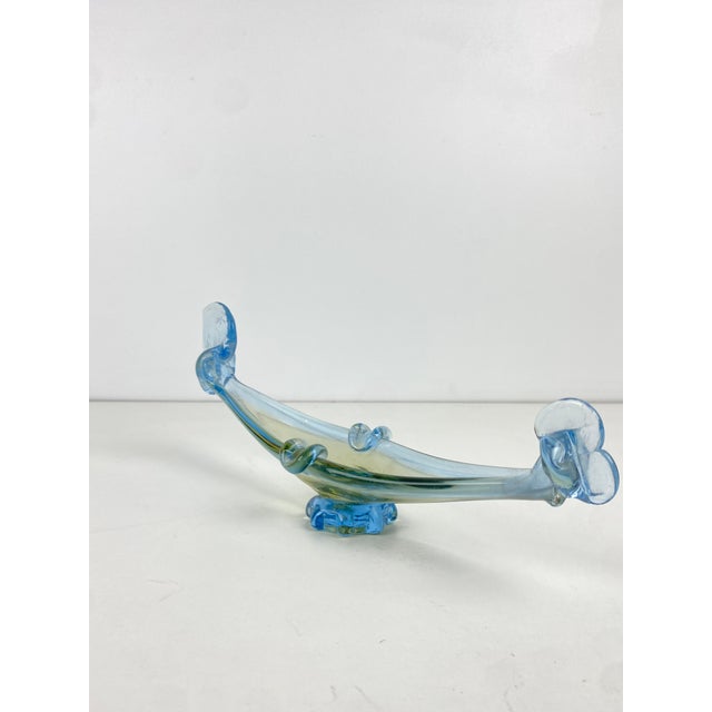 Murano Glass Gondola Ashtray, 1960, in Flawless conditions. Designed 1960 to 1969 This piece is attributed to the...