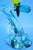 20th Century Sculpture of Parrot on Branch in Opaline Murano Glass attributed to Seguso Glassworks, Set of 2 For Sale - Image 12 of 18