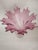 Modern Large Murano Blown Amethyst Pink Glass Vase and Centerpiece, 1960s, Set of 2 For Sale - Image 3 of 4