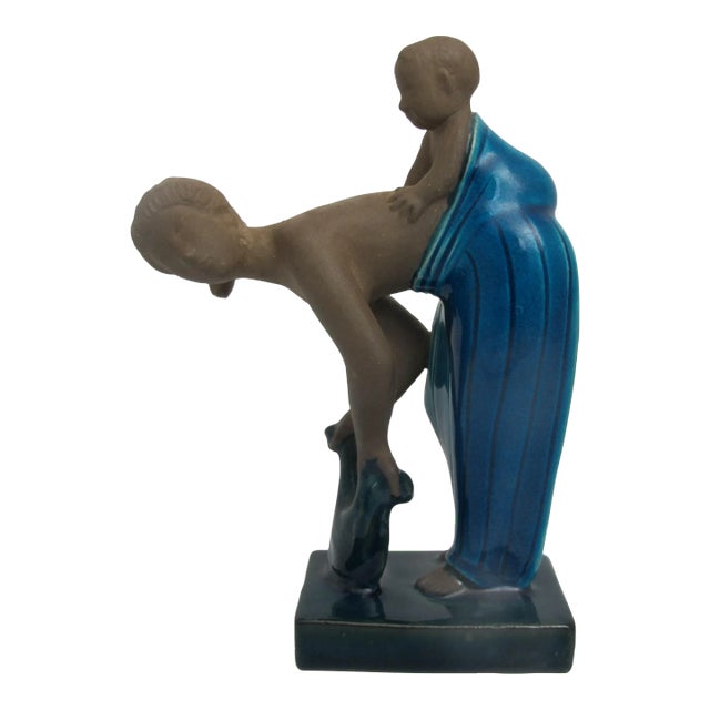 Royal Copenhagen Woman With Child Johannes Hedegaard Figurine 21565 For Sale