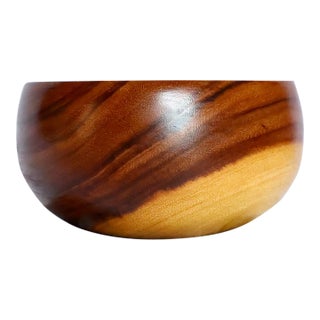 Vintage Teak Fruits Bowl For Sale