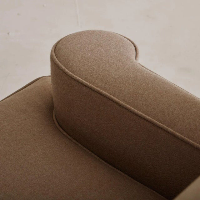 Wingback Lounge Chair With Wooden X-Base, Germany 19th Century For Sale - Image 10 of 11