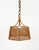 1960s Midcentury French Riviera Hand-Crafted Pendant in Rattan and Wicker, 1960s For Sale - Image 5 of 8