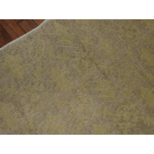 Early 21st Century Gray Vintage Turkish Konya Runner - 3'4" x 6'5" For Sale - Image 5 of 6