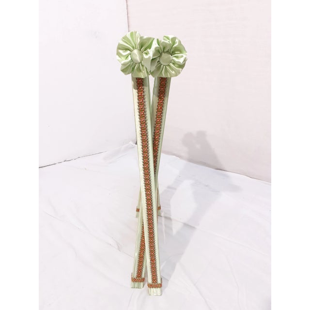 Late 20th Century Green Cavvalletto Decorative Luggage Rack For Sale - Image 5 of 10