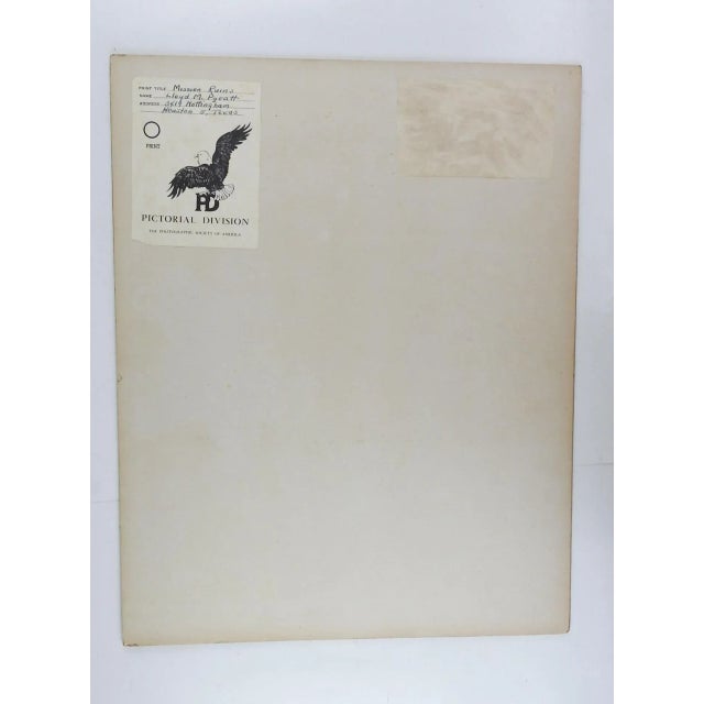 Mid 20th Century 1950's Photograph of San Jose Mission San Antonio For Sale - Image 5 of 6