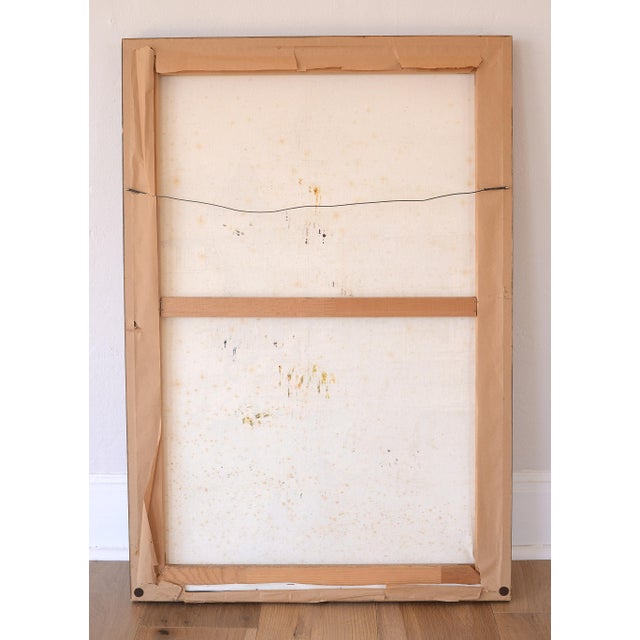 Mid Century Asian Seaside Village Watercolor Painting For Sale - Image 15 of 15