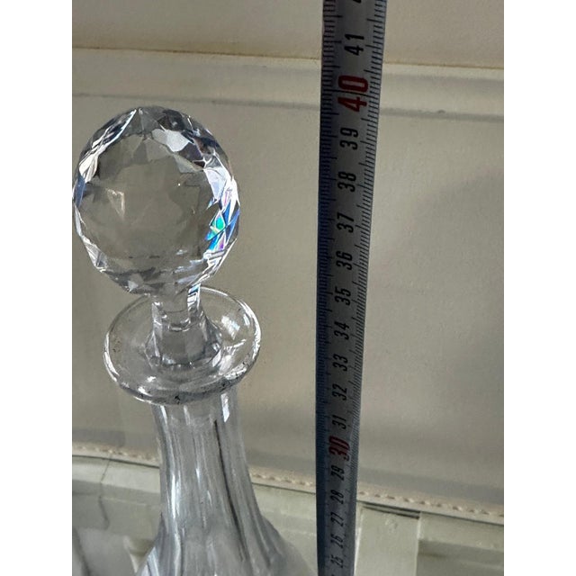 Crystal Apron Wine Decanter from Baccarat, 1936 For Sale - Image 13 of 15