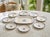 Vintage Neoclassical Cobalt Blue & White Porcelain Serving Set - Platter & 8 Dessert Plates - 9 Pieces For Sale - Image 10 of 12