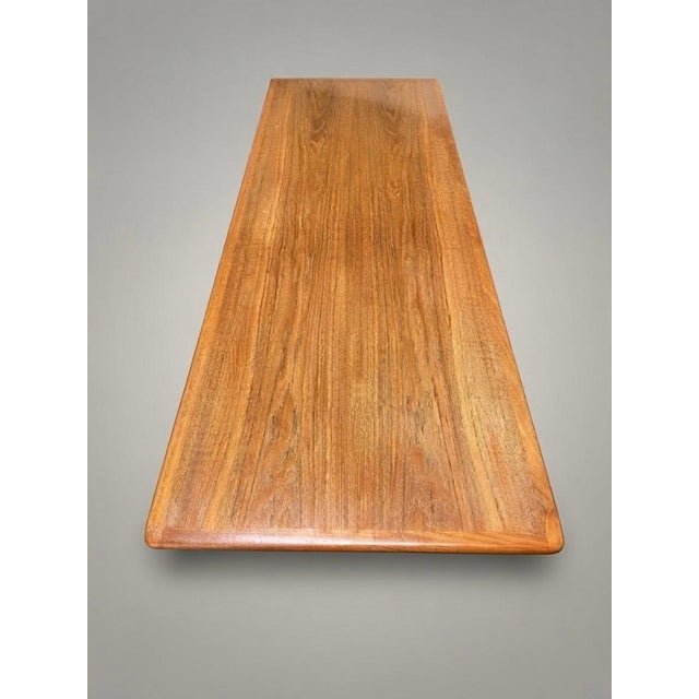 Danish Teak Coffee Table attributed to Johannes Andersen, 1960s For Sale - Image 4 of 6