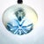 Mid-Century Modern Agua Blue Art Glass Pendant Light in Teak, 1960s For Sale - Image 9 of 11