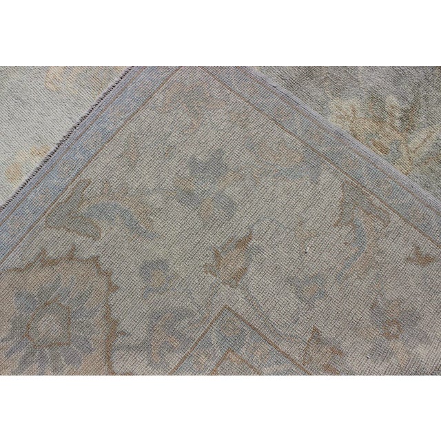 Large Turkish Oushak Rug by Keivan Woven Arts 10'10 X 15'5 For Sale - Image 9 of 10