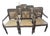 Late 20th Century 6 Anglo Indian Inlaid Bone Chairs For Sale