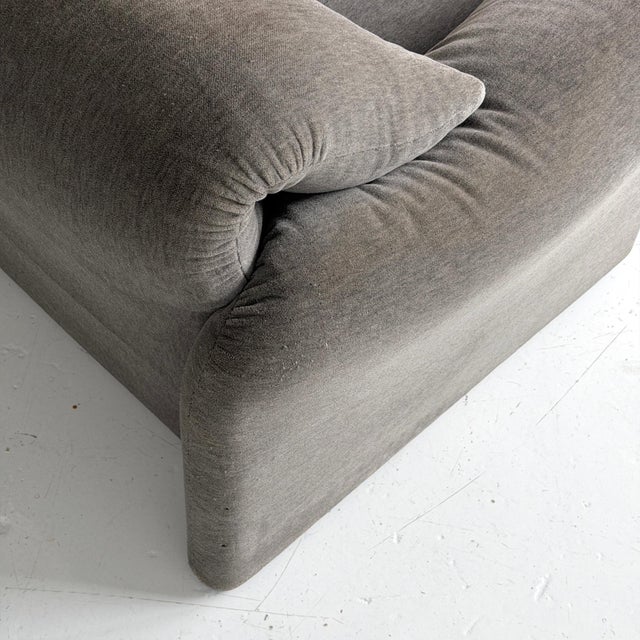 1980s Maralunga Sofa by Vico Magistretti for Cassina For Sale In Chicago - Image 6 of 10