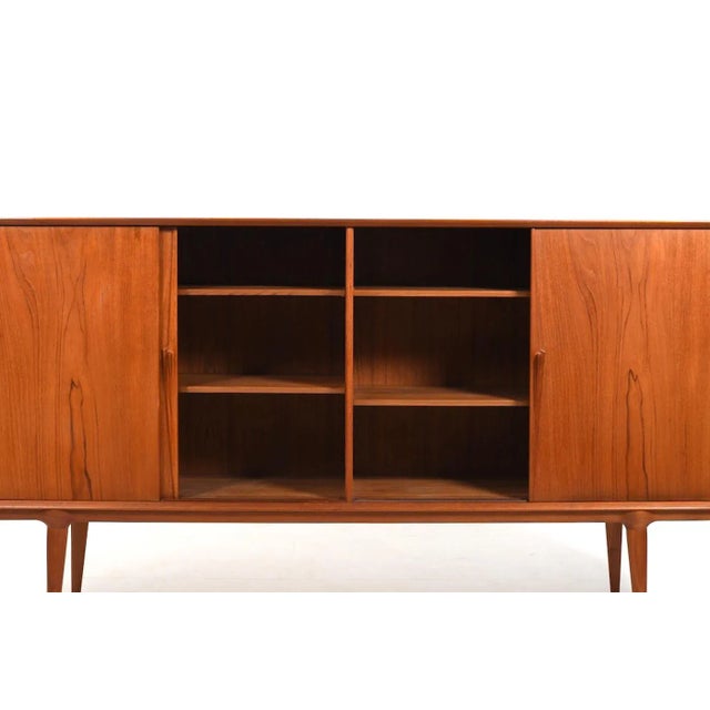 Danish Teak Model 19 Highboard from Omann Jun, 1960s For Sale - Image 11 of 13