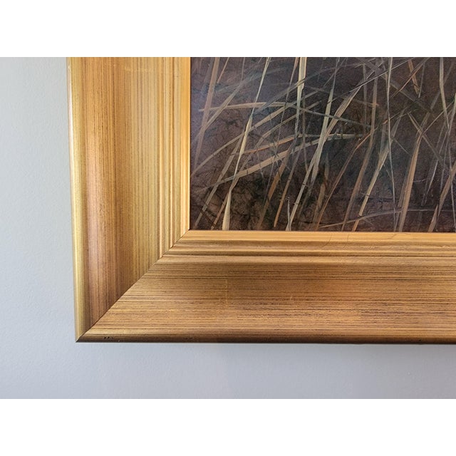 Original Signed Oil Painting by Rebecca Hodges - Still Life With Wooden Barrel - Professionally Framed For Sale - Image 13 of 14