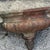 Late 20th Century Neoclassical Cast Iron Half Round Wall Fountain Bowl Lavabo Garden Planter Pot For Sale - Image 9 of 13