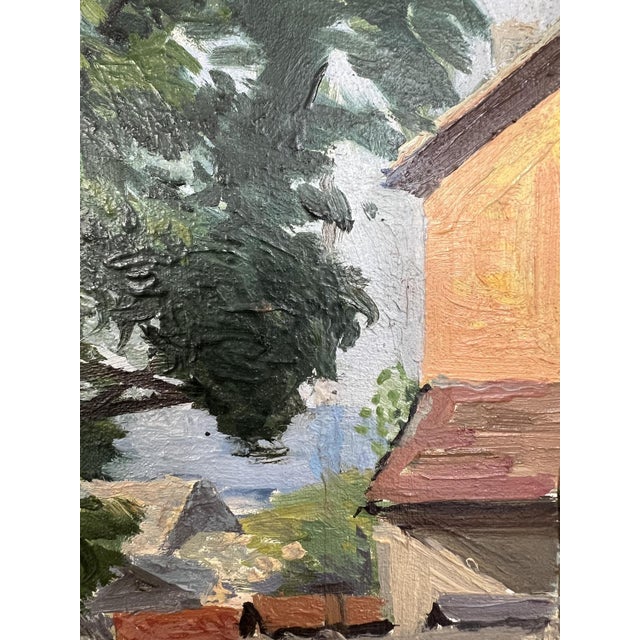Harry Urban, Un village à Genève, Oil on Canvas For Sale - Image 7 of 12