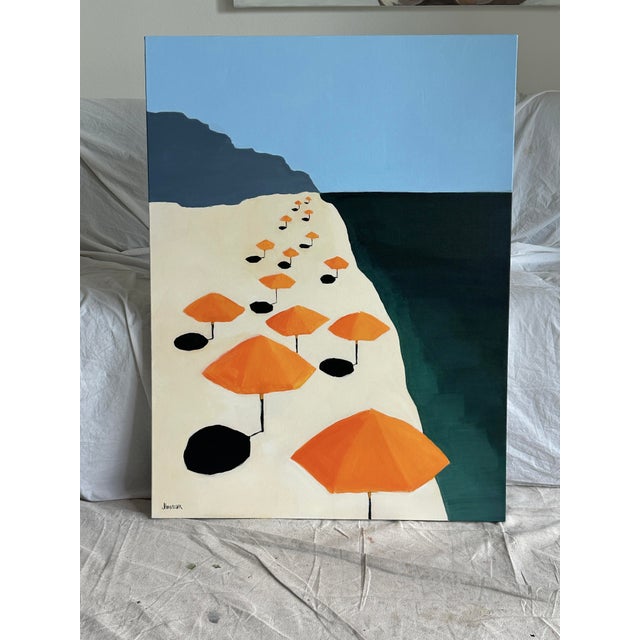 2020s "Orange Twist" Modern Original Oil Painting, by Jennifer Hohlfelder For Sale - Image 5 of 10