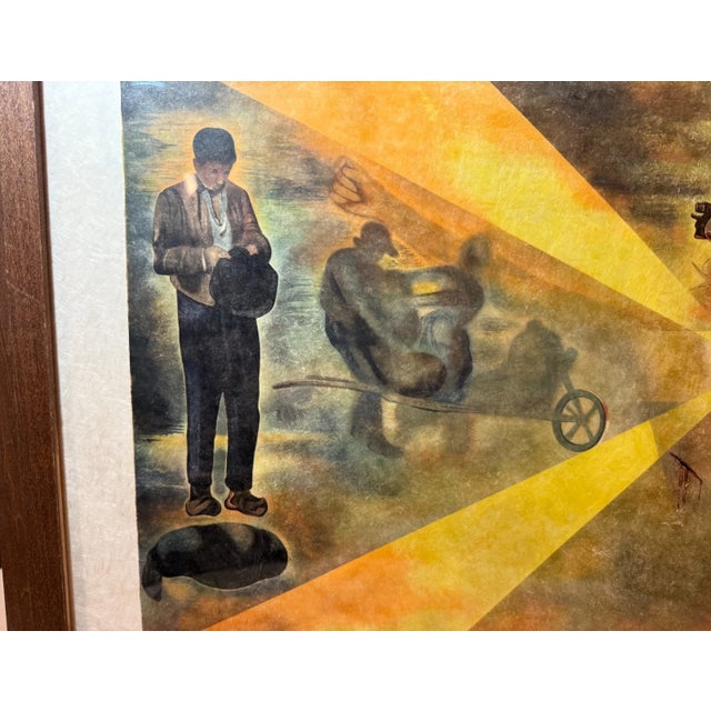 Paper Vintage Salvador Dali the Railway Station at Perpignan Lmt. Ed. Surrealism Print For Sale - Image 7 of 12