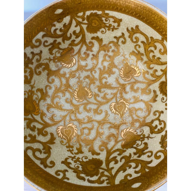 Ceramic Antique Chinese Porcelain Centerpiece Bowl For Sale - Image 7 of 11