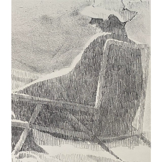 1980 litho by Harry E. Buckley (1930-2010) "At the Beach X: IV," pencil signed, titled, artist's proof with artist's stamp...